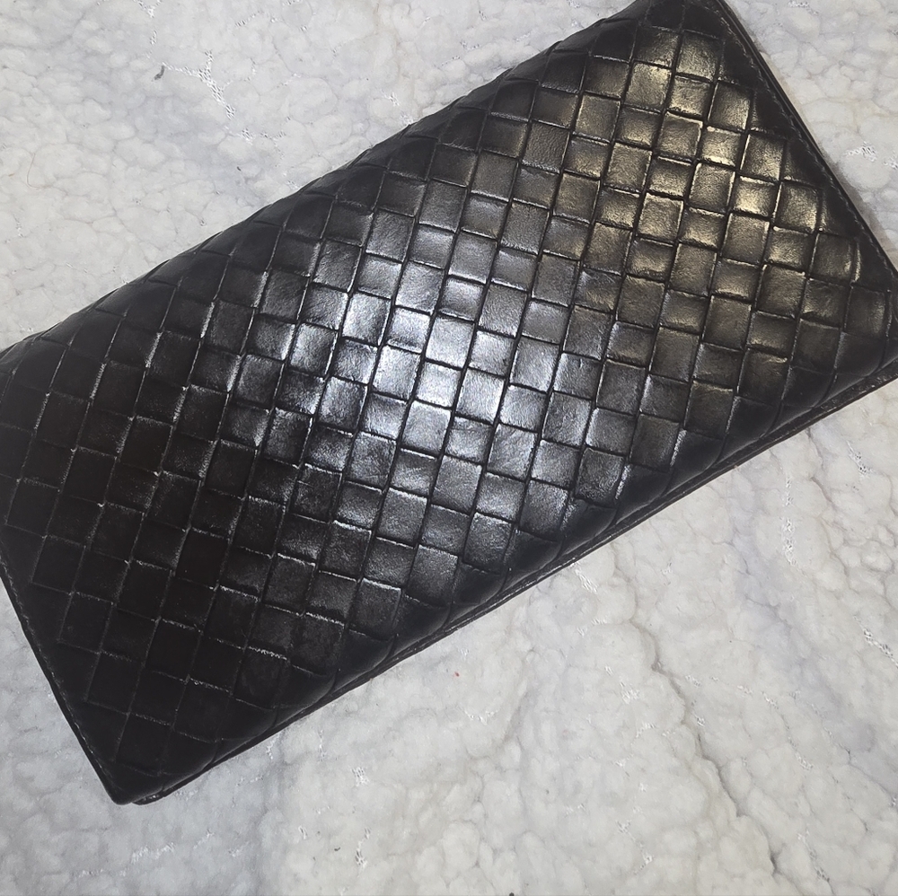 Bottega Veneta Intrecciato Long Wallet Black - Picture 2 of 9